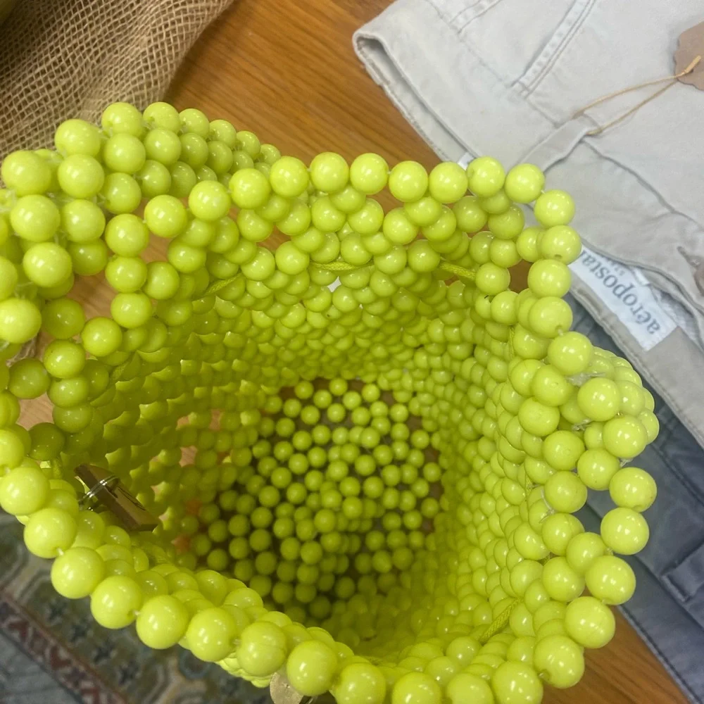 Free People Neon Beaded Bucket Bag - Picture 3 of 6